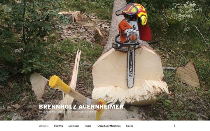 Screenshot of brennholz-auernheimer.de