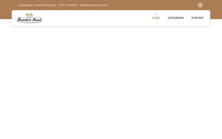 Screenshot of brennholz-baierl.de