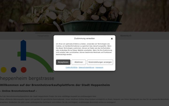 Screenshot von brennholz-heppenheim.de