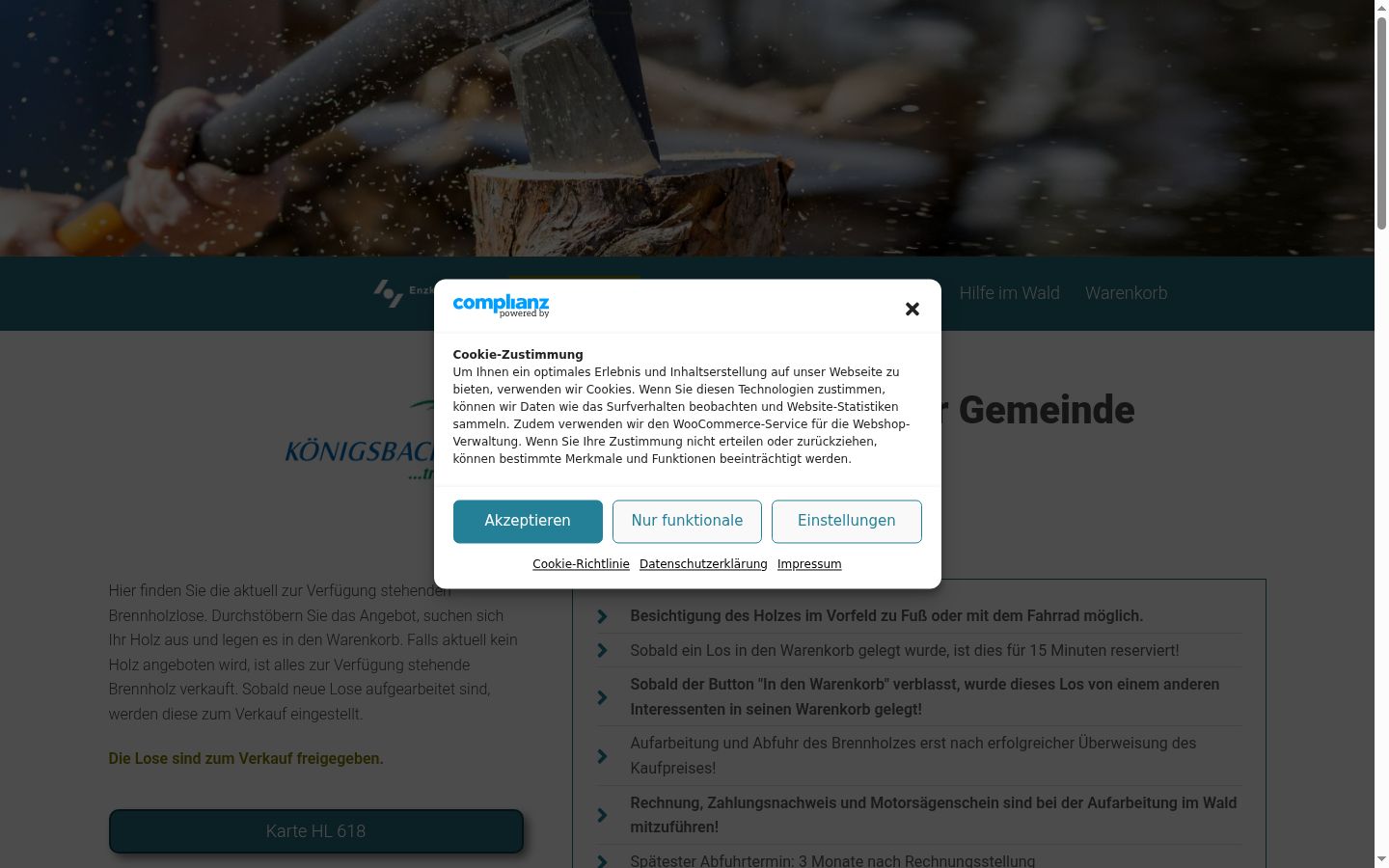 Zrzut ekranu banera zgody wyświetlanego przed jakąkolwiek interakcją