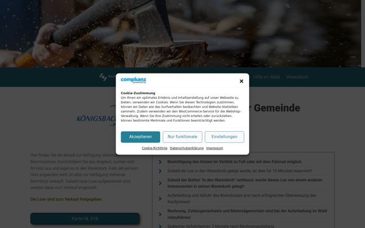 Screenshot von brennholz-koenigsbach-stein.de