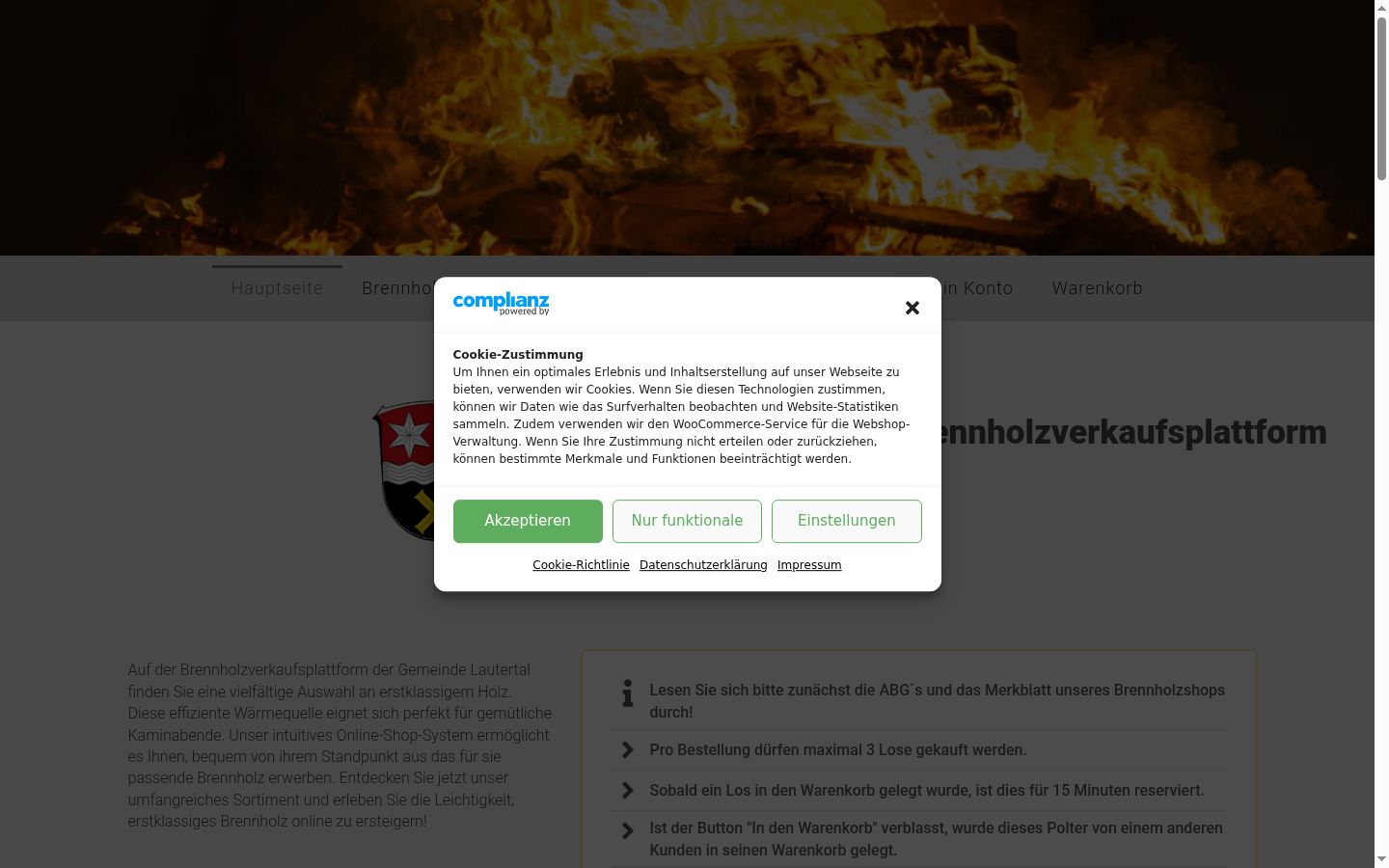 Snímek obrazovky baneru souhlasu zobrazeného před jakoukoli interakcí