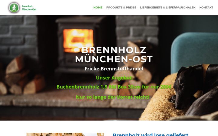Screenshot of brennholz-muenchen-ost.de