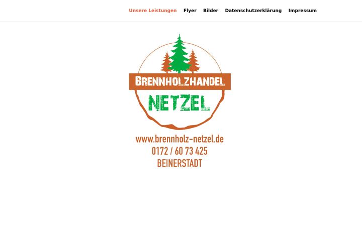 Kuvakaappaus sivustosta brennholz-netzel.de