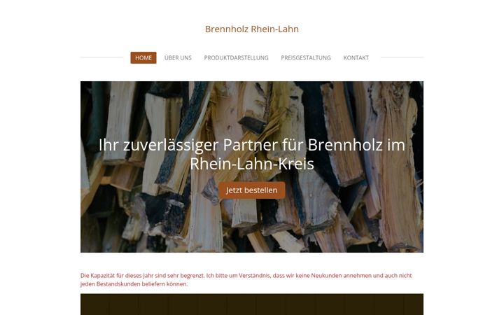 Screenshot of brennholz-rhein-lahn.de