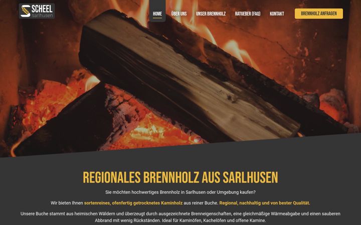 Screenshot of brennholz-scheel.de