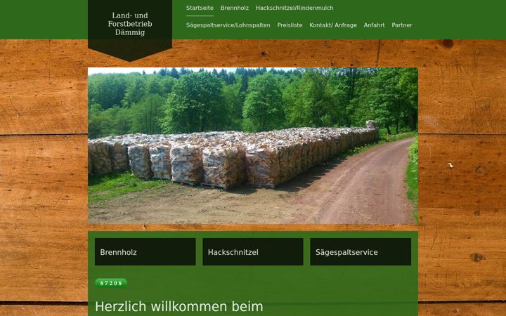 Screenshot of brennholz22.de