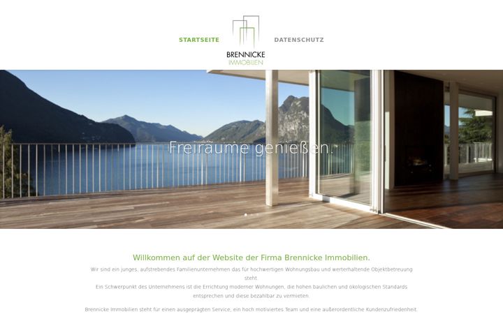 Captura de ecrã de brennicke-immobilien.de