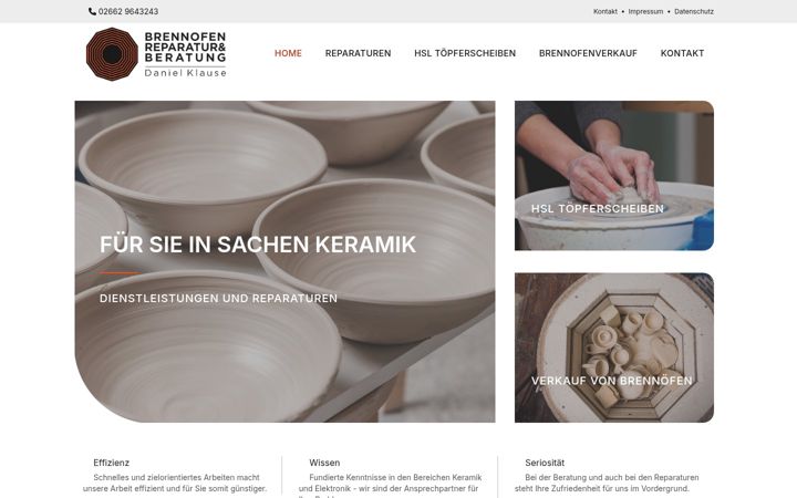 Screenshot of brennofenreparatur.de