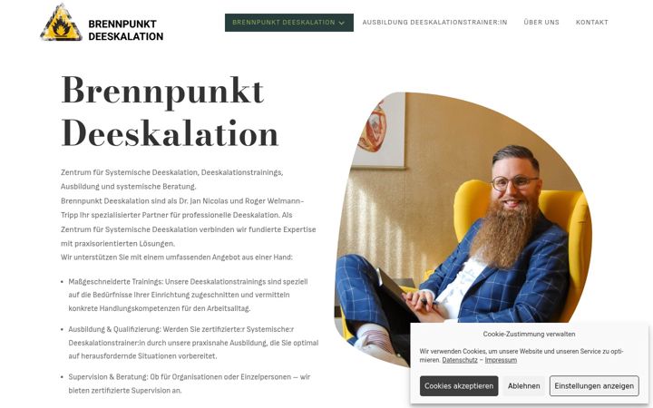 Screenshot of brennpunkt-deeskalation.de
