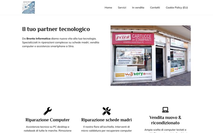 Screenshot of brenta-informatica.it