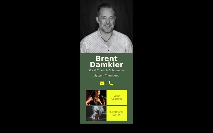Screenshot of brentdamkier.com