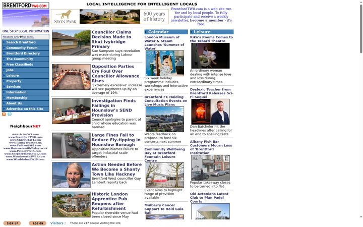 Screenshot of brentfordtw8.com