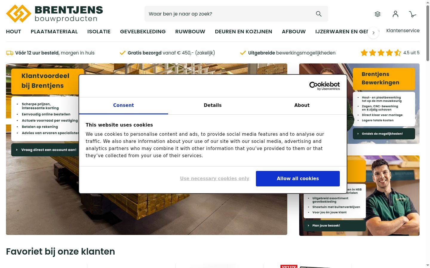 Screenshot tal-banner tal-kunsens muri qabel kwalunkwe interazzjoni