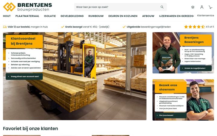 Screenshot of brentjens.nl