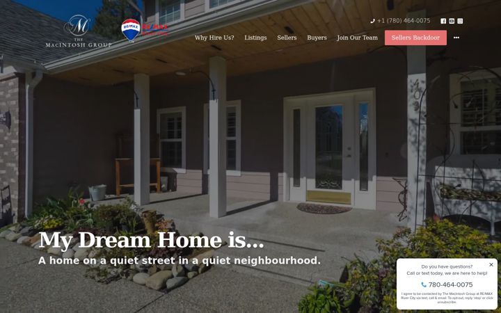 Screenshot of brentmacintosh.com