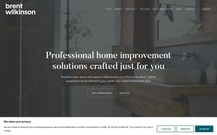 Screenshot of brentwilkinson.co.uk