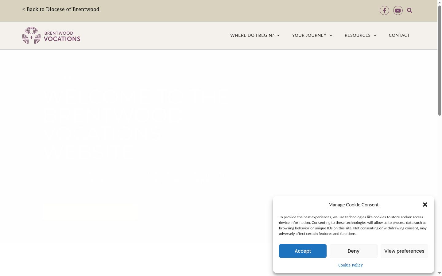 Screenshot tal-banner tal-kunsens muri qabel kwalunkwe interazzjoni