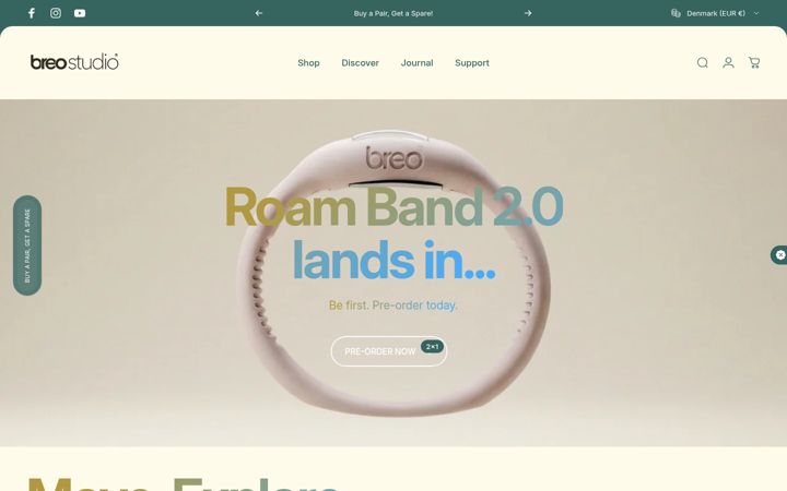 Screenshot of breo.co.uk