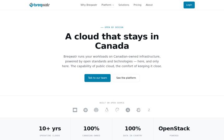 Screenshot of breqwatr.com