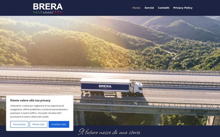 Screenshot of brera-autotrasporti.it