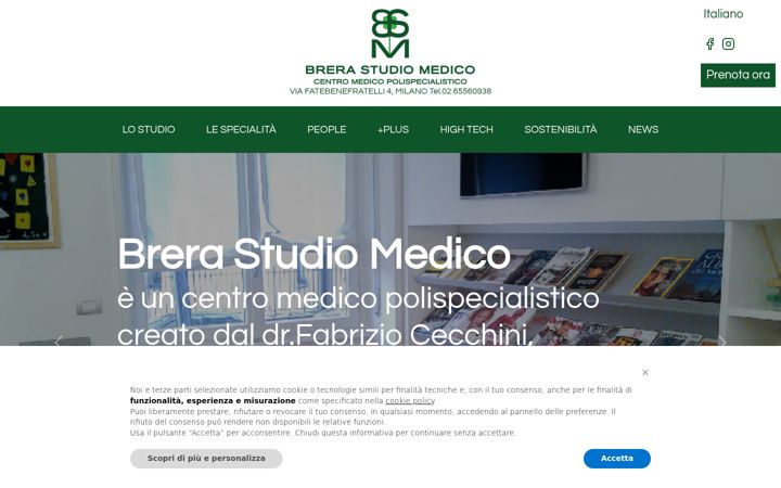 Screenshot of brerastudiomedico.it