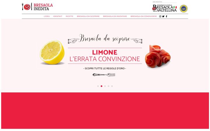Screenshot of bresaolainedita.it