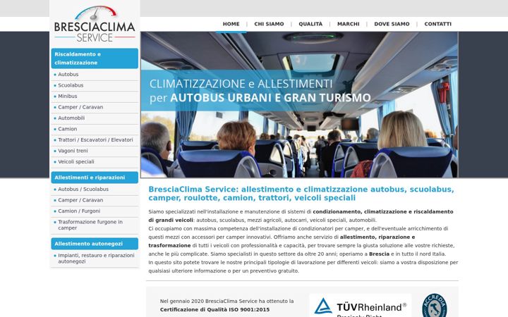 Screenshot of bresciaclimaservice.it