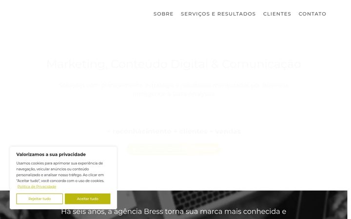 Screenshot of bresscomunicacao.com.br