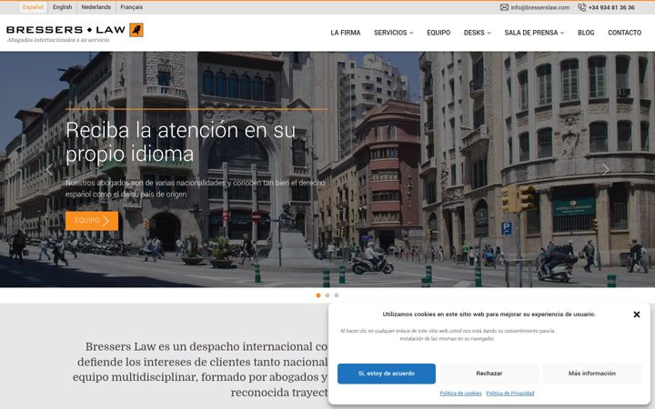 Screenshot of bresserslaw.com