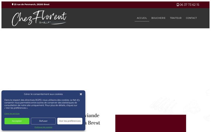 Screenshot of brest-boucherie.fr