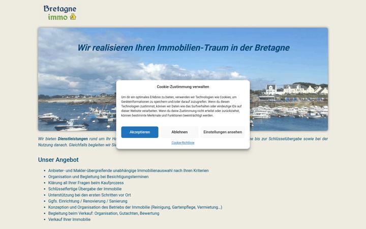 Screenshot of bretagne-immo.de