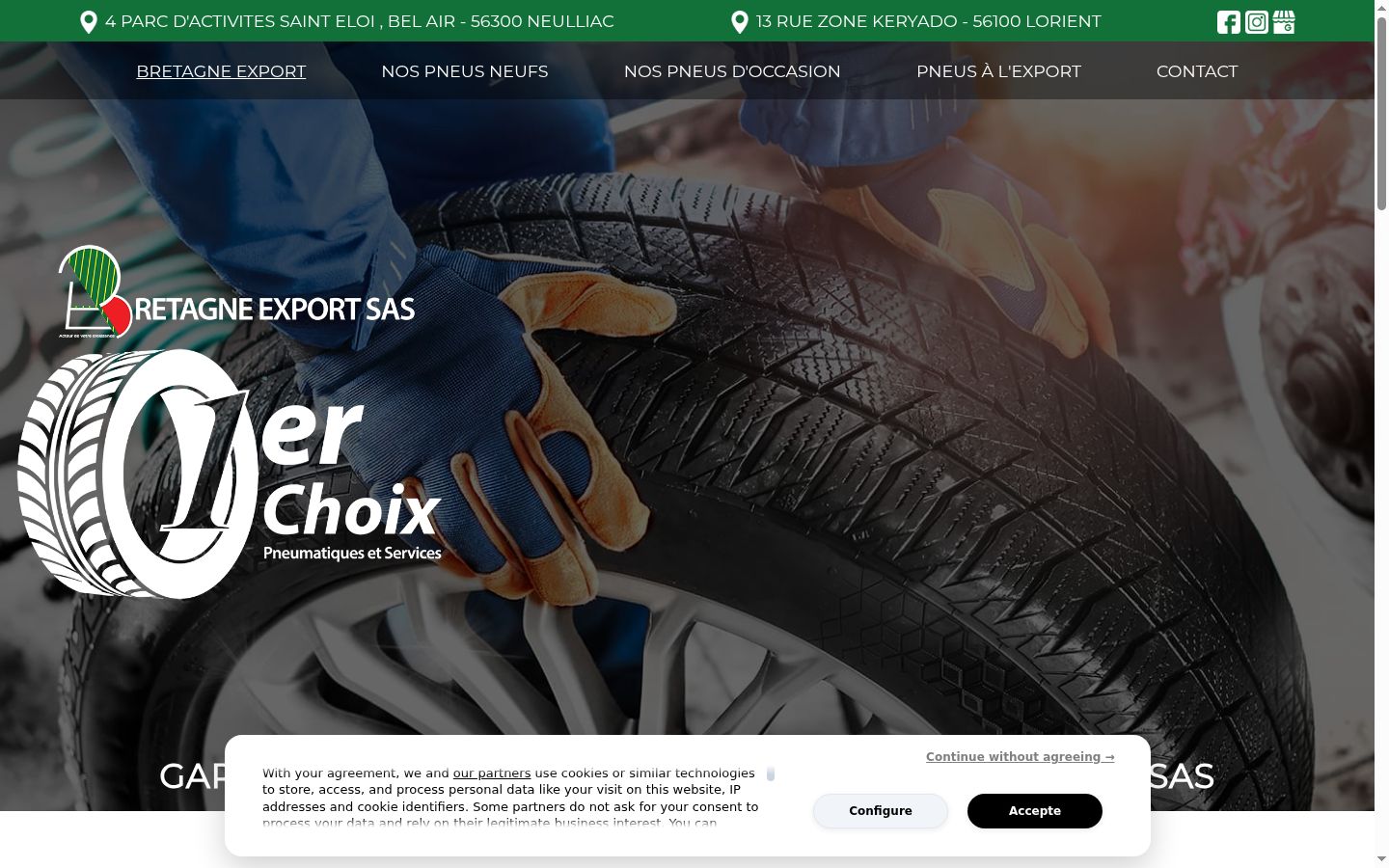 Sutikimo reklamjuostės, rodytos prieš bet kokią sąveiką, ekrano kopija