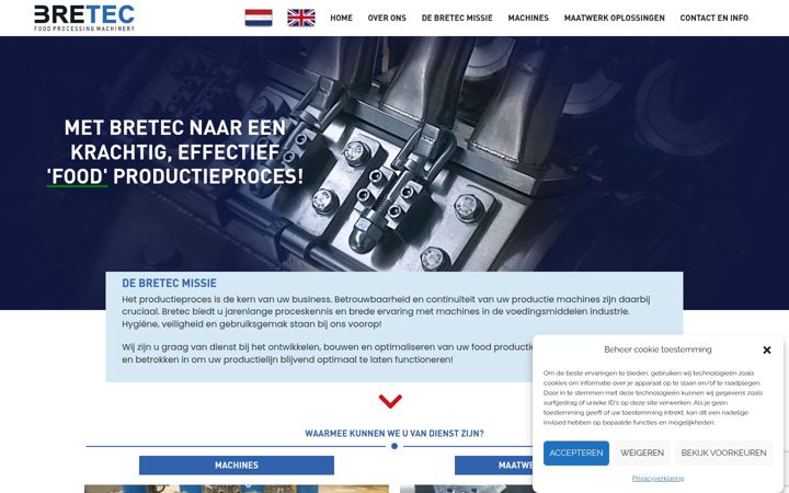 Ekrano kopija bretec.nl