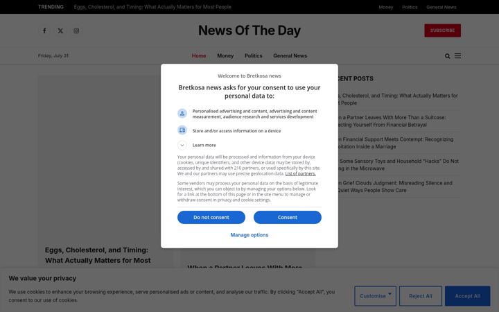 Screenshot of bretkosa.org