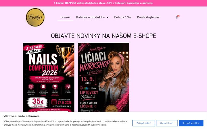 Snímek obrazovky bretlys.sk