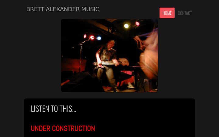 Screenshot of brettalexander.com