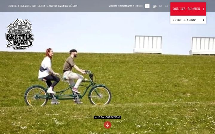 Skjermbilde av bretterbude-buesum.de