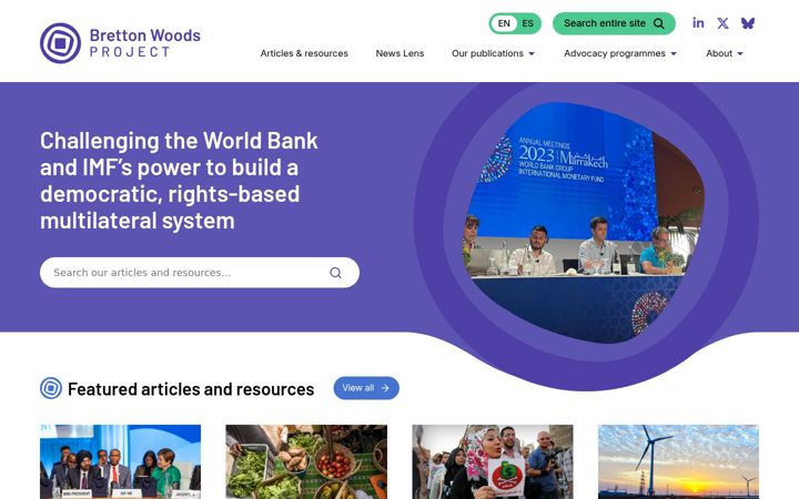 Screenshot of brettonwoodsproject.org