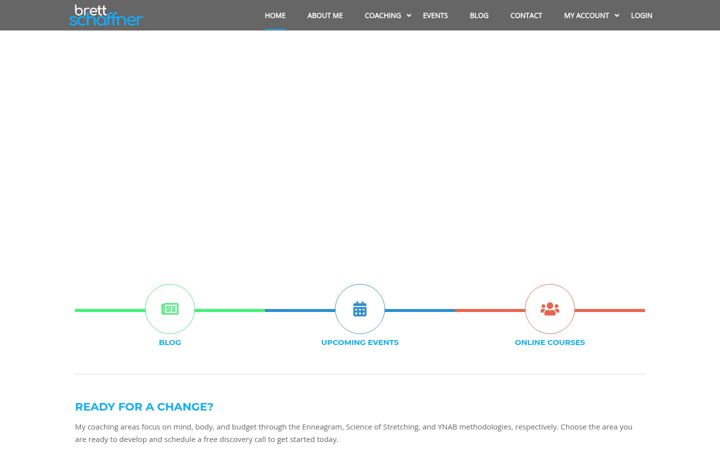 Screenshot of brettschaffner.com