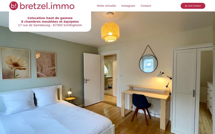 Screenshot of bretzel.immo