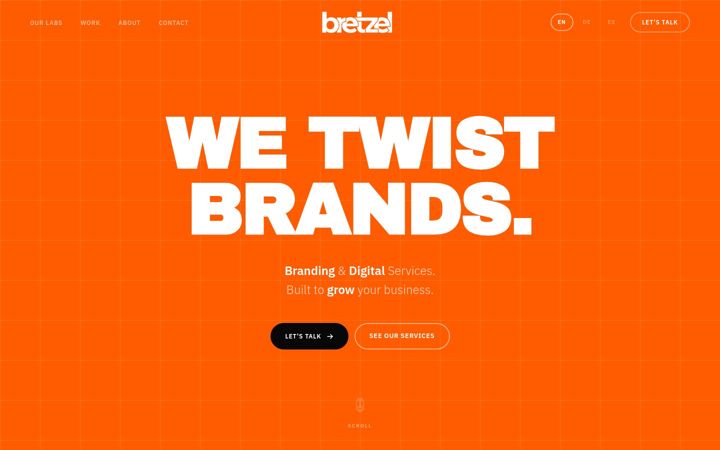 Screenshot of bretzelbrand.com
