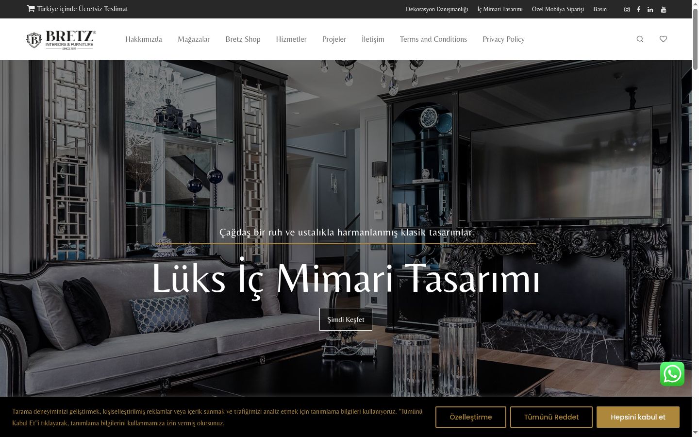 Screenshot tal-banner tal-kunsens muri qabel kwalunkwe interazzjoni