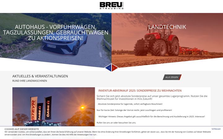 Skjermbilde av breu-straubing.de