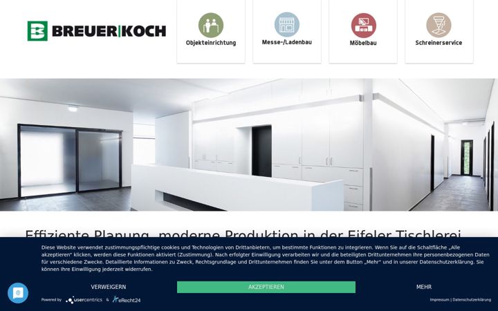 Screenshot of breuer-koch.de