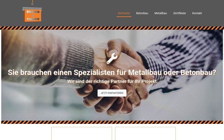 Screenshot of breuer-timmer.de