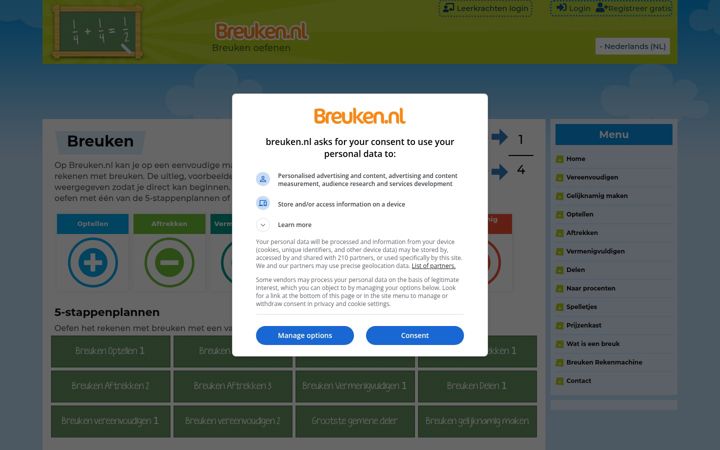 Screenshot of breuken.nl