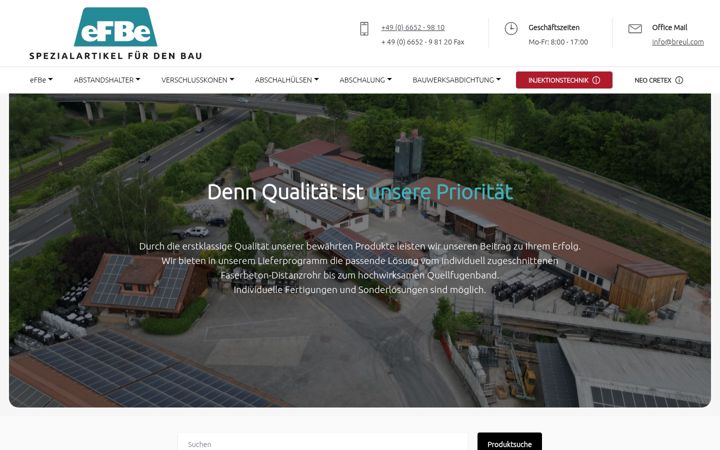 Screenshot of breul.com