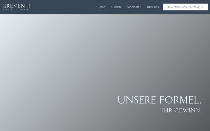 Screenshot of brevenir.de