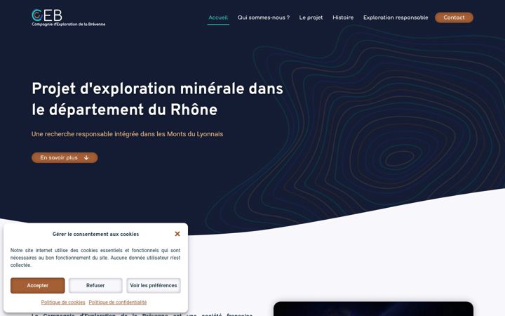 Screenshot of brevenne.com